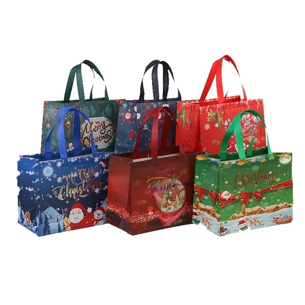Non-woven Halloween Christmas laminated Tote bag