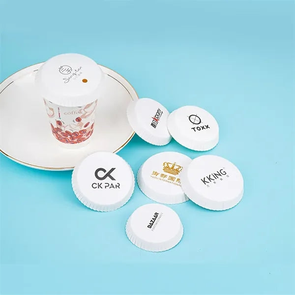 Imprint Round Disposable Eco-Friendly Hotel Paper Lid