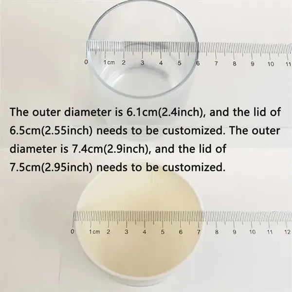 Imprint Round Disposable Eco-Friendly Hotel Paper Lid