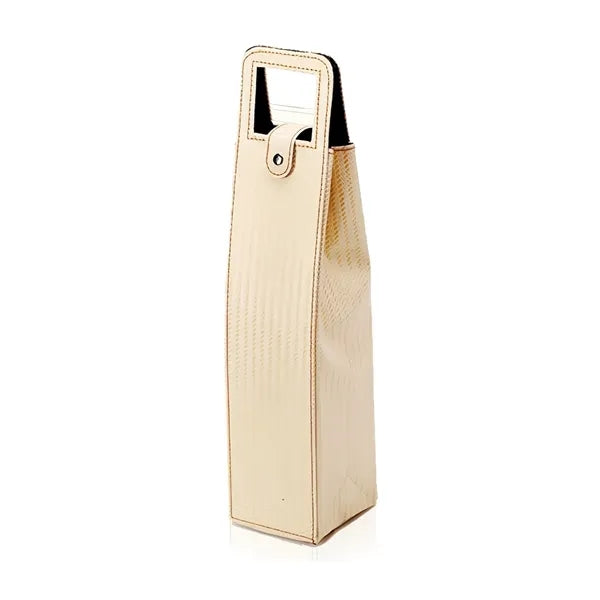 One Bottle PU Leather Wine Gift Bag