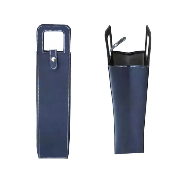 One Bottle PU Leather Wine Gift Bag