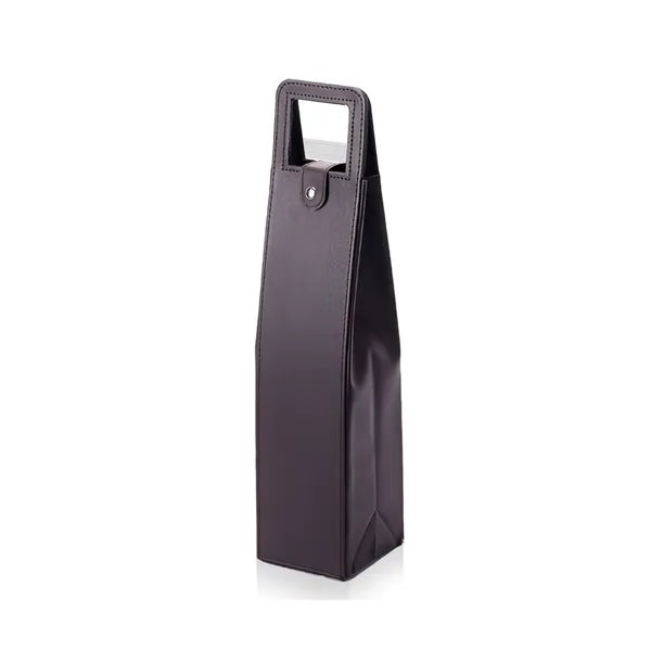 One Bottle PU Leather Wine Gift Bag