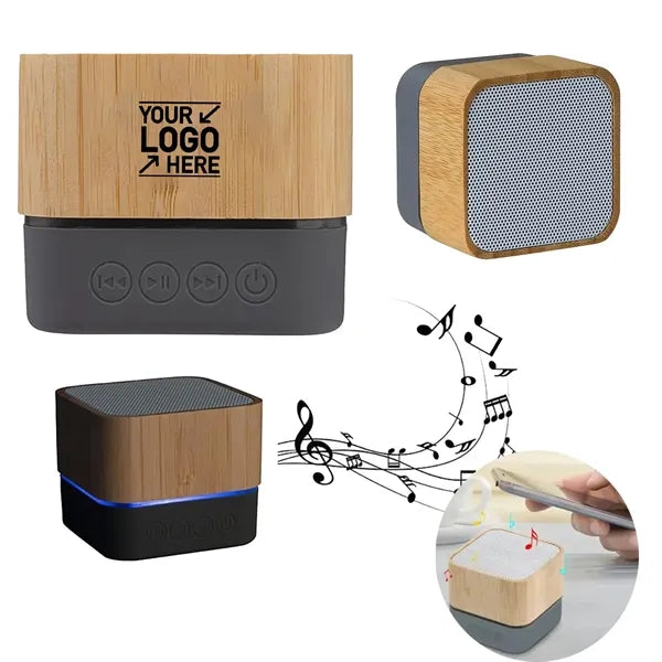 Portable Travel Bamboo Bluetooth Wireless Speaker