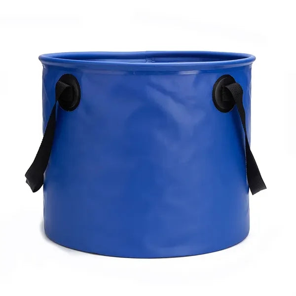 9L PVC Tarpaulin Camping Picnic Collapsible Water Bucket