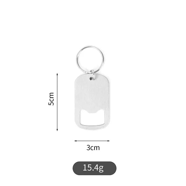 Stainless Steel Keychain Beer Bottle Openers
