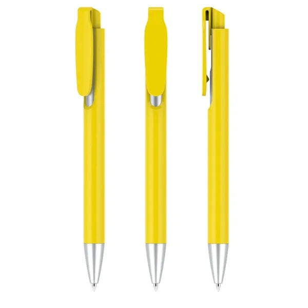 Plastic Clip Retractable Ballpoint Pen