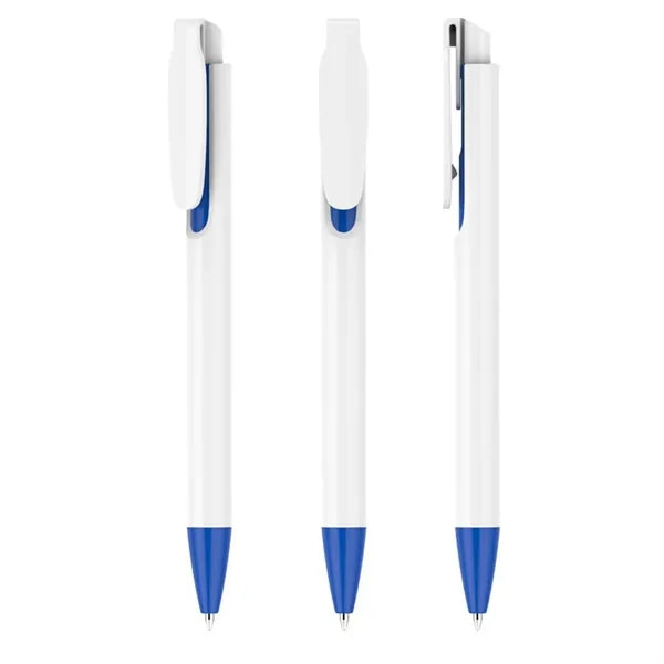 Plastic Clip Retractable Ballpoint Pen