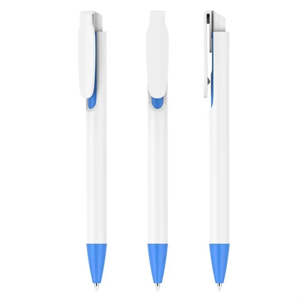 Plastic Clip Retractable Ballpoint Pen