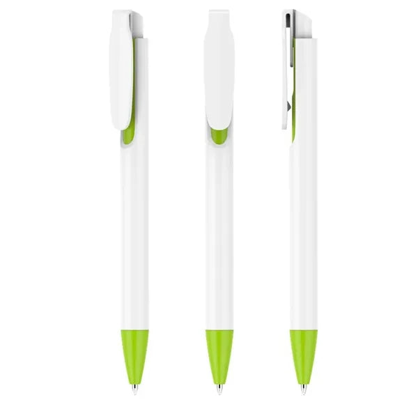 Plastic Clip Retractable Ballpoint Pen