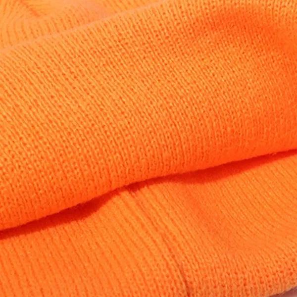 Vivid Knit Beanie with Reflective Stripe