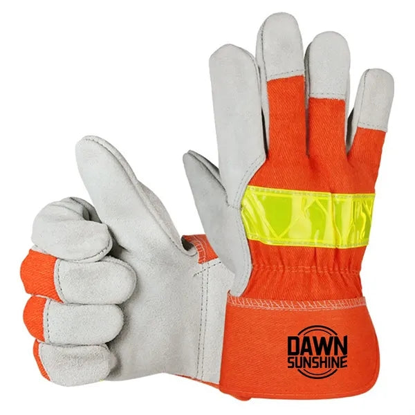 Welding Gloves w/ Reflective Strap