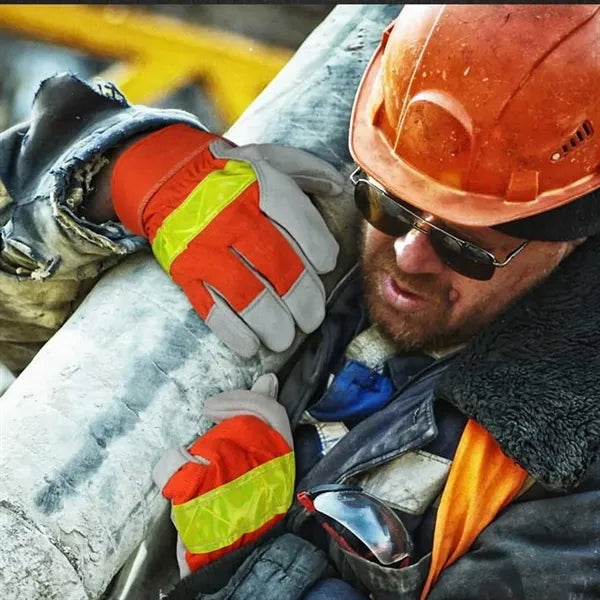 Welding Gloves w/ Reflective Strap