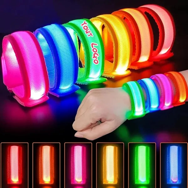 LED Glow in The Dark Party Bracelets Light Up Wristbands
