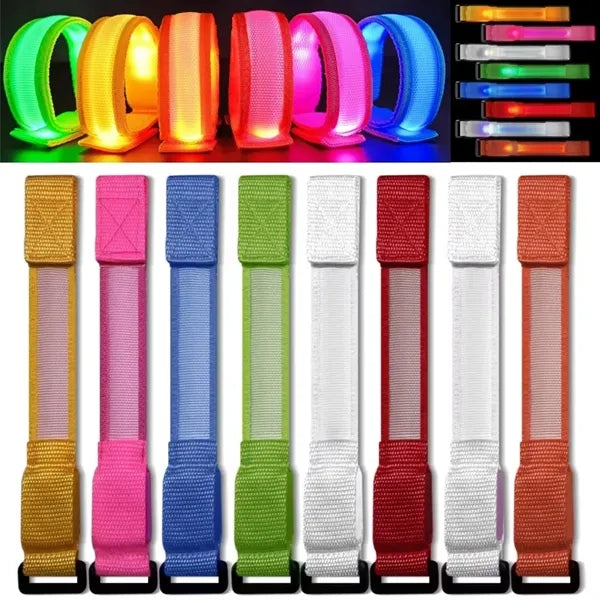 LED Glow in The Dark Party Bracelets Light Up Wristbands