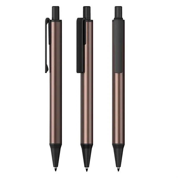 Multi Color Metal Ballpoint Pen with Plastic Clip