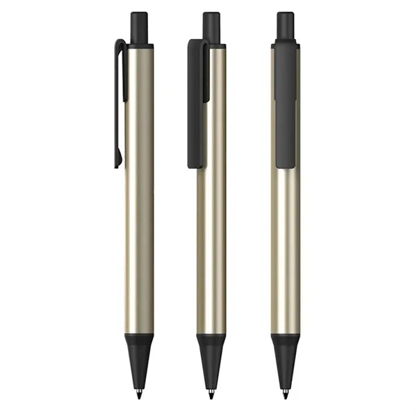 Multi Color Metal Ballpoint Pen with Plastic Clip