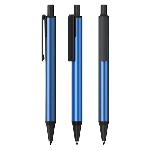 Multi Color Metal Ballpoint Pen with Plastic Clip