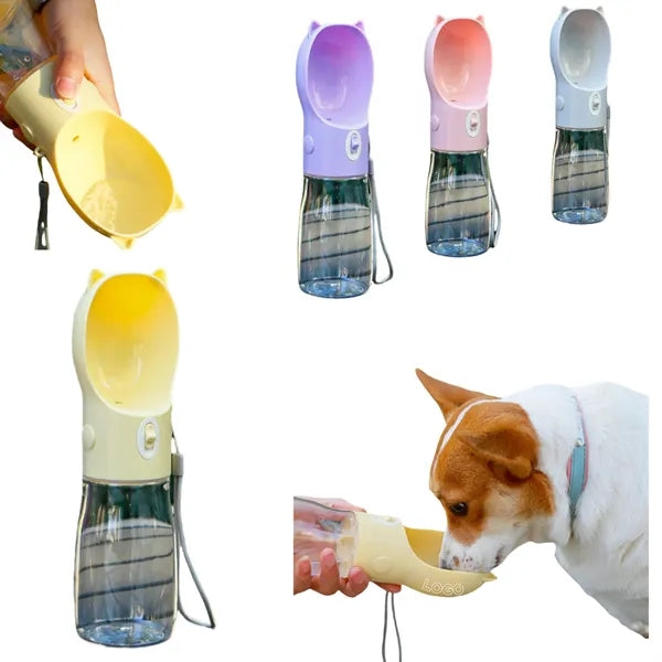 Portable Dog Water Bottle Puppy Bowl Pet Travel Drinking Cup
