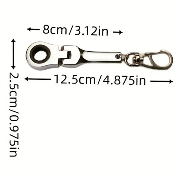 10mm Ratchet Wrench Keychain