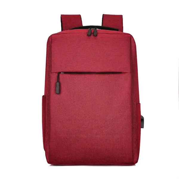 Casual Laptop Backpack With Usb Charging Port