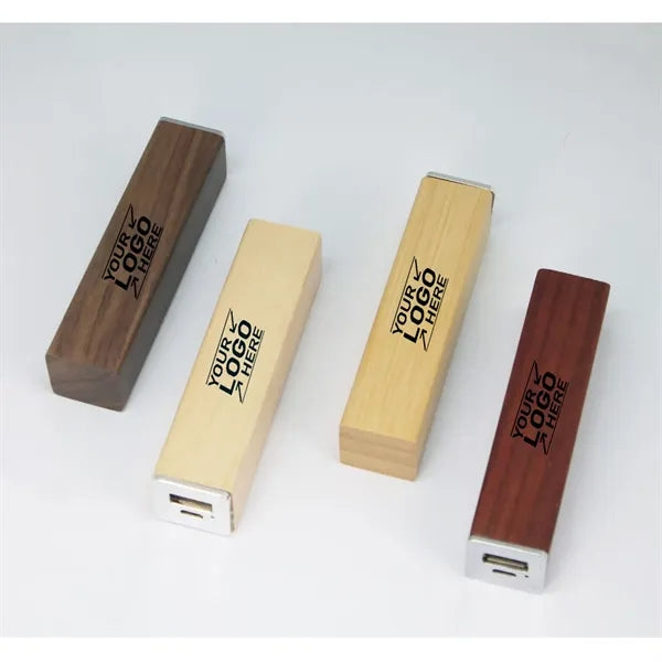 2600 mAh Eco-Friendly Wood Power Bank