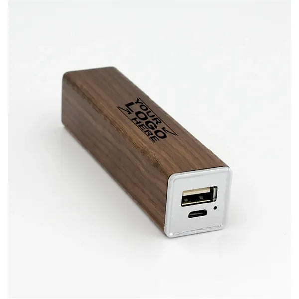 2600 mAh Eco-Friendly Wood Power Bank