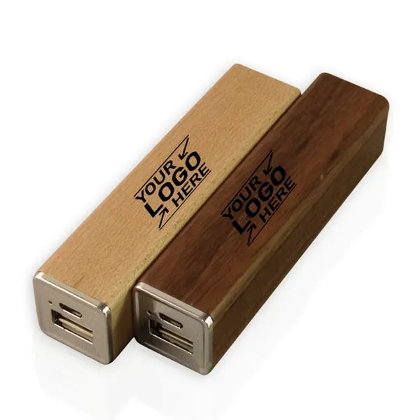 2600 mAh Eco-Friendly Wood Power Bank