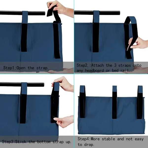 Bedside Storage Organizer Hanging Pockets