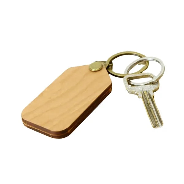 Wooden Photo Frame Keychain