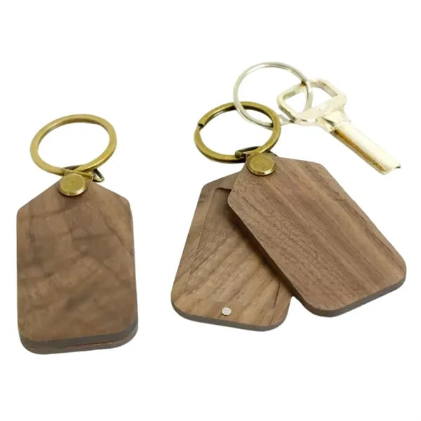 Wooden Photo Frame Keychain