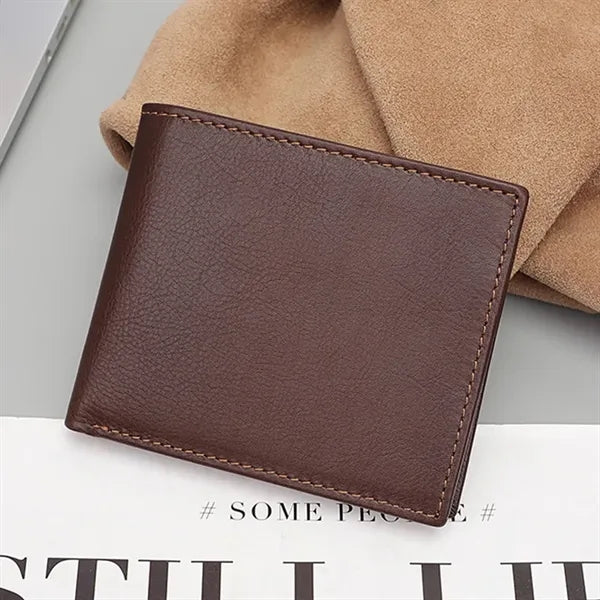 Genuine Leather Card Holder Purse Wallet with Coin Pocket