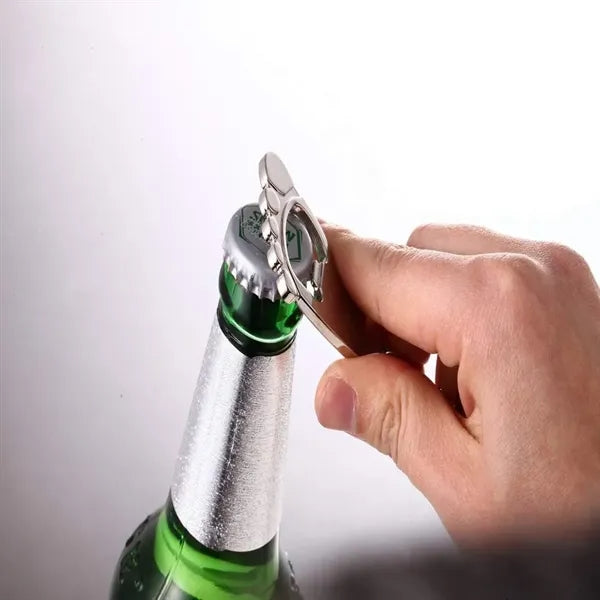 Creative Foot Shaped Metal Keychain Bottle Opener Key Ring