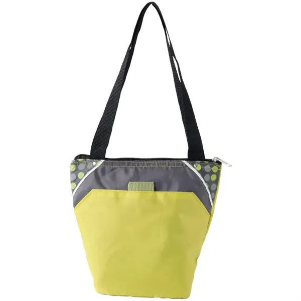 Insulated Lunch Cooler Zipper Carry Bag With Front Pocket