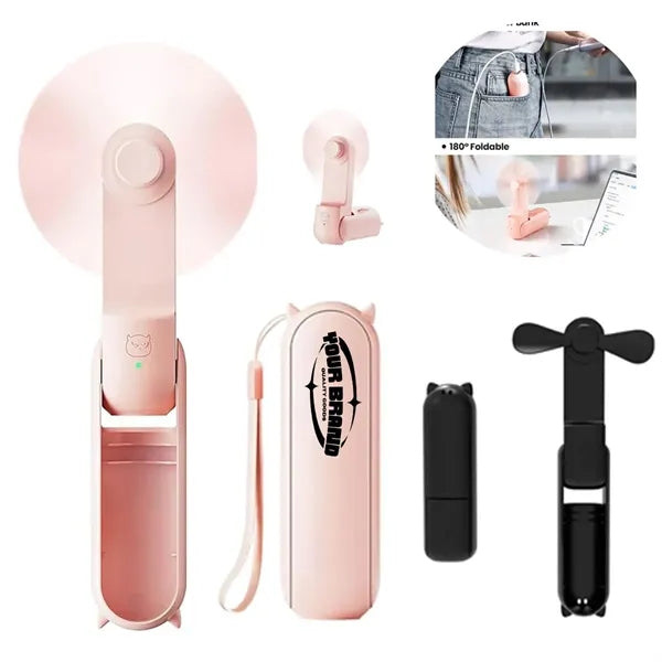 Handheld Foldable Mini Rechargeable Fan