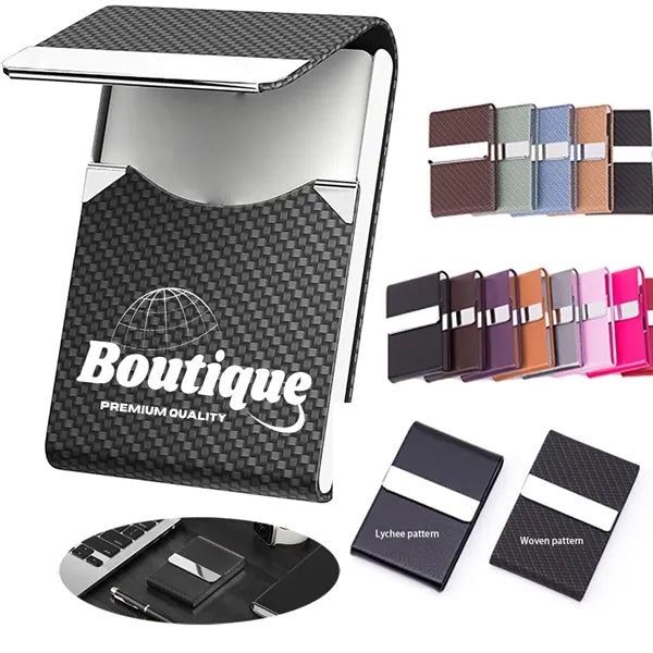 Business Name Card Holder Metal Box with Magnetic Clasp