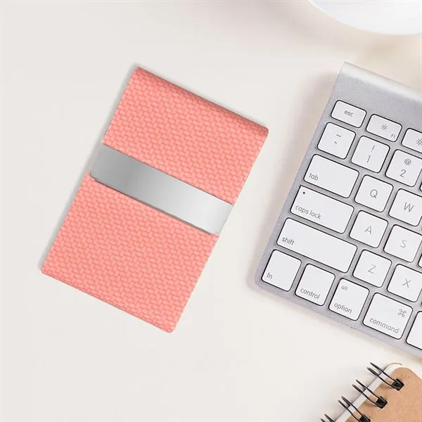 Business Name Card Holder Metal Box with Magnetic Clasp