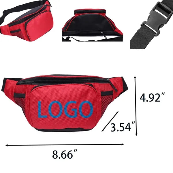 Adjustable Oxford Belt Bag