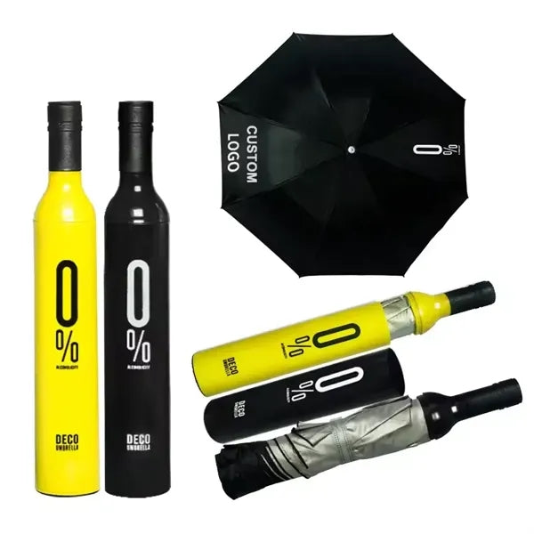Wine bottle umbrella
