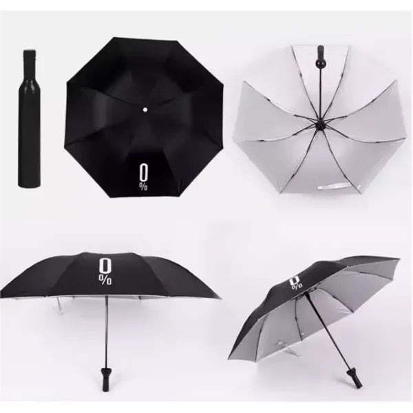 Wine bottle umbrella