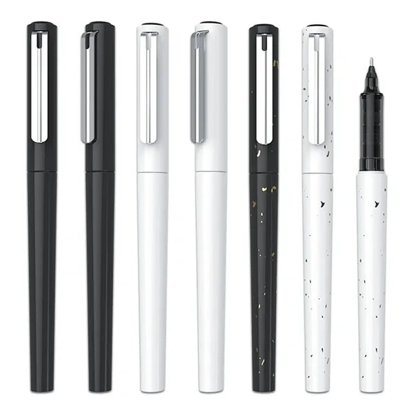 Plastic Cap Action Roller Ball Pen