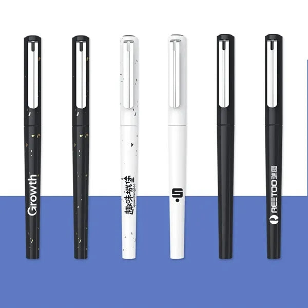 Plastic Cap Action Roller Ball Pen