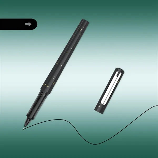 Plastic Cap Action Roller Ball Pen
