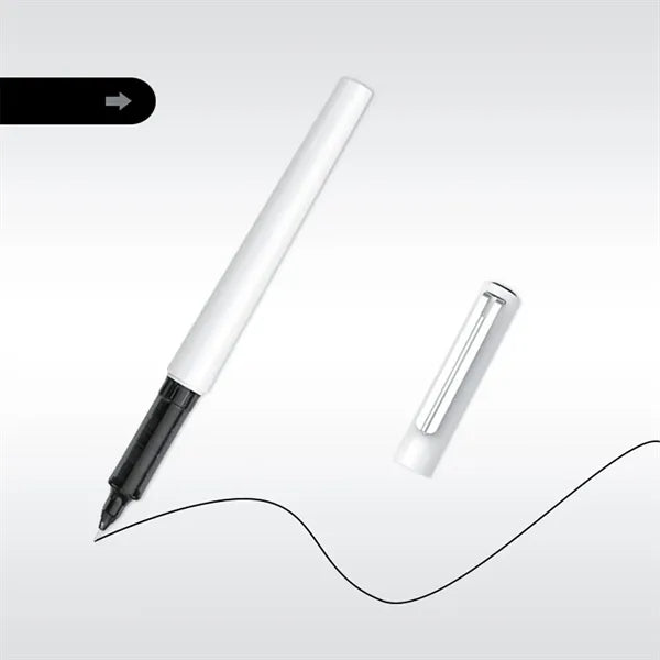 Plastic Cap Action Roller Ball Pen