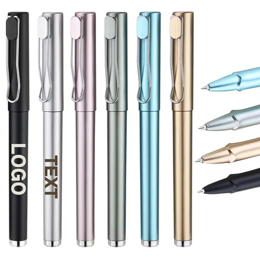 Roller Ballpen Ballpoint Pen W/ Clip Office Stationery Gift