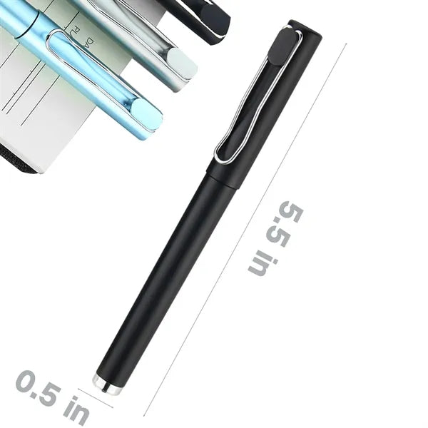 Roller Ballpen Ballpoint Pen W/ Clip Office Stationery Gift