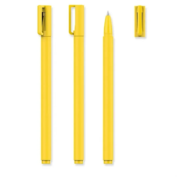 Hollowed Cap Plastic Ballpoint Pen