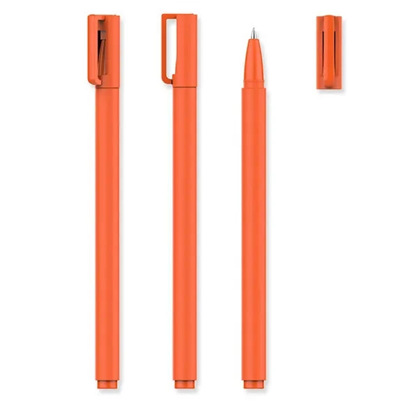 Hollowed Cap Plastic Ballpoint Pen