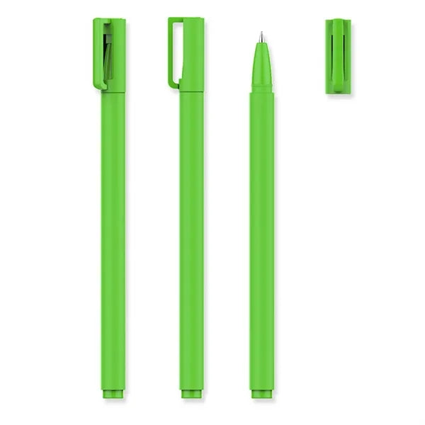 Hollowed Cap Plastic Ballpoint Pen