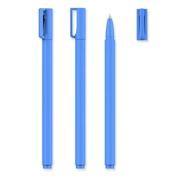 Hollowed Cap Plastic Ballpoint Pen