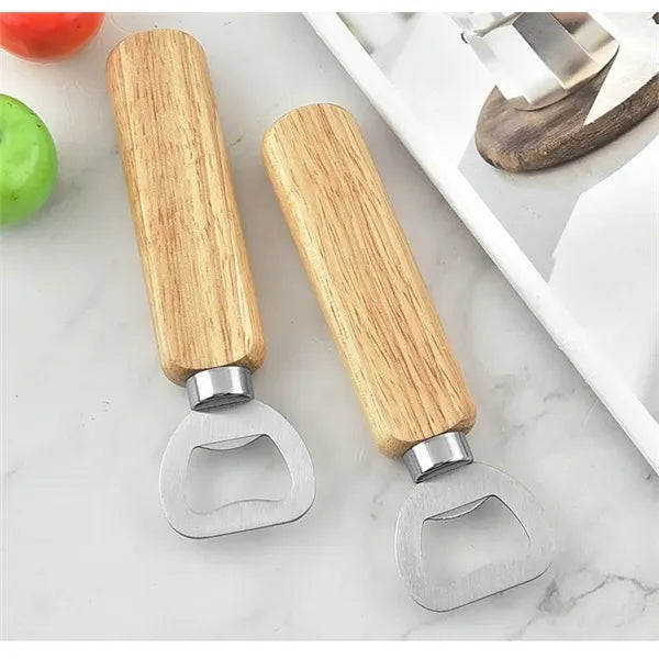 Beer Opener with Wooden Handle